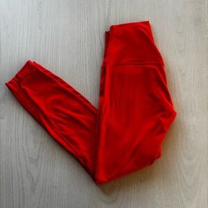 lululemon 25” Align Leggings in Bright Orange!